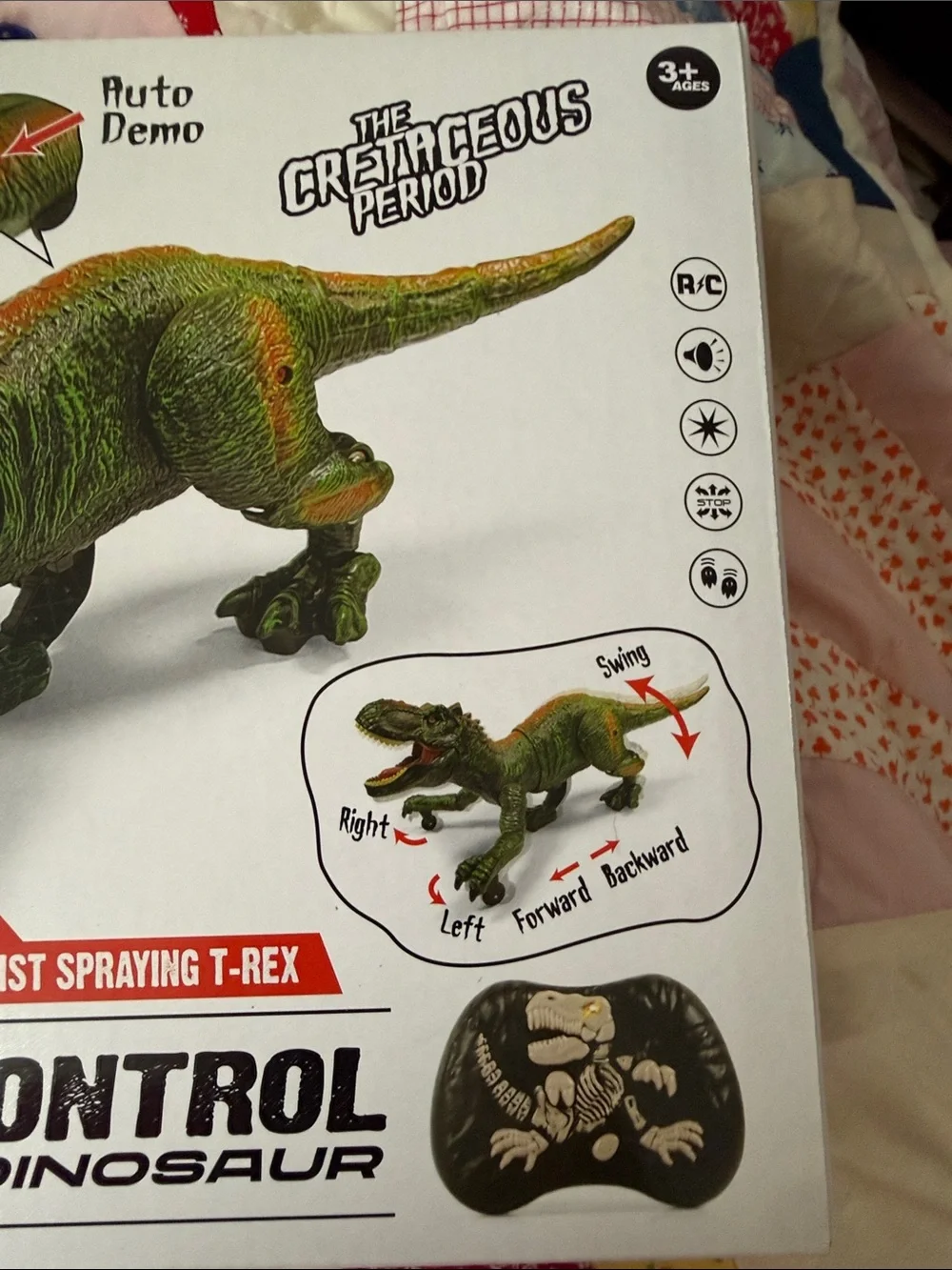 NWT sealed Talgic Mist Spraying T-Rex 2.4G Remote Control Dinosaur 3+